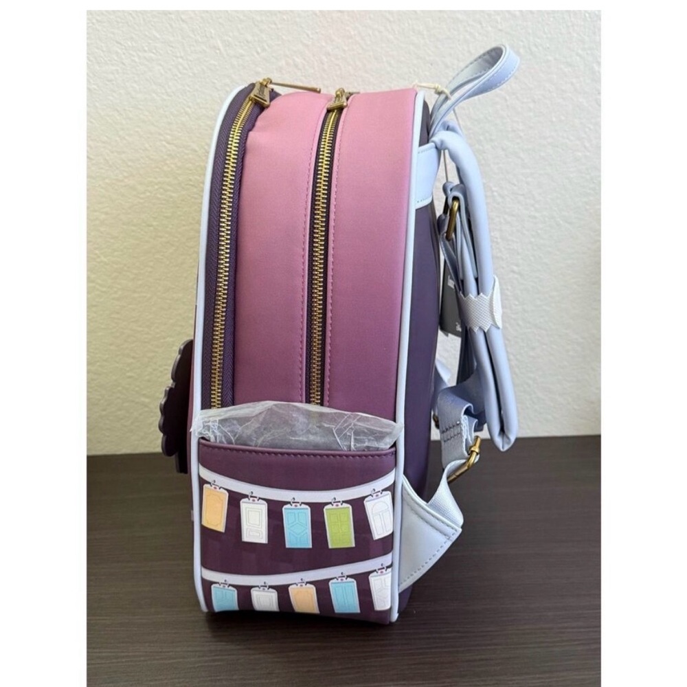 Loungefly Pixar Disney Monsters Inc. Door Scene Mini-Backpack w/wallet - Picture 6 of 11